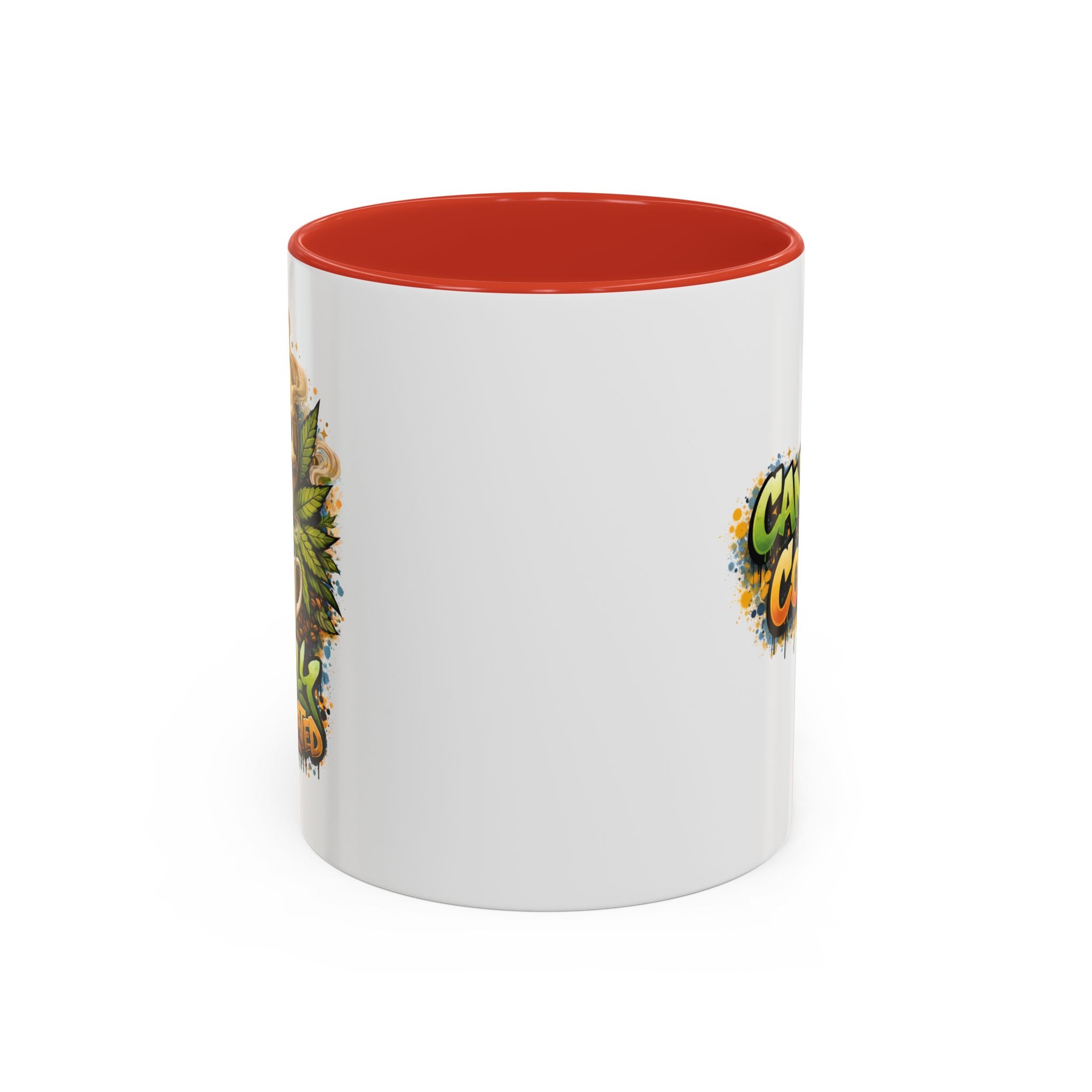 Cannabis & Coffee Accent Mug — 11/15oz Ceramic Coffee Mug
