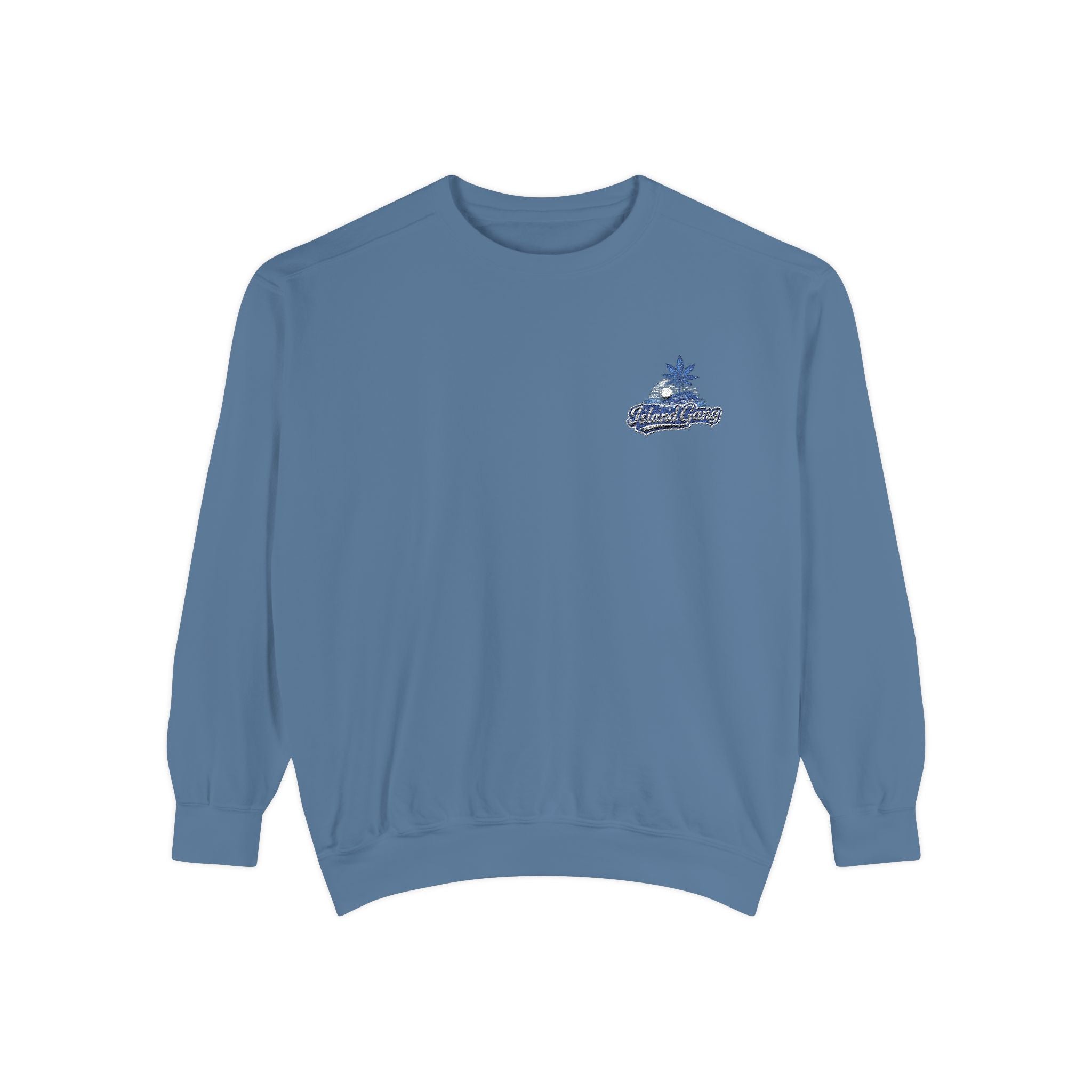 Coral Floral Motorcycle Sweatshirt — 'Ride Wild' Chest Graphic