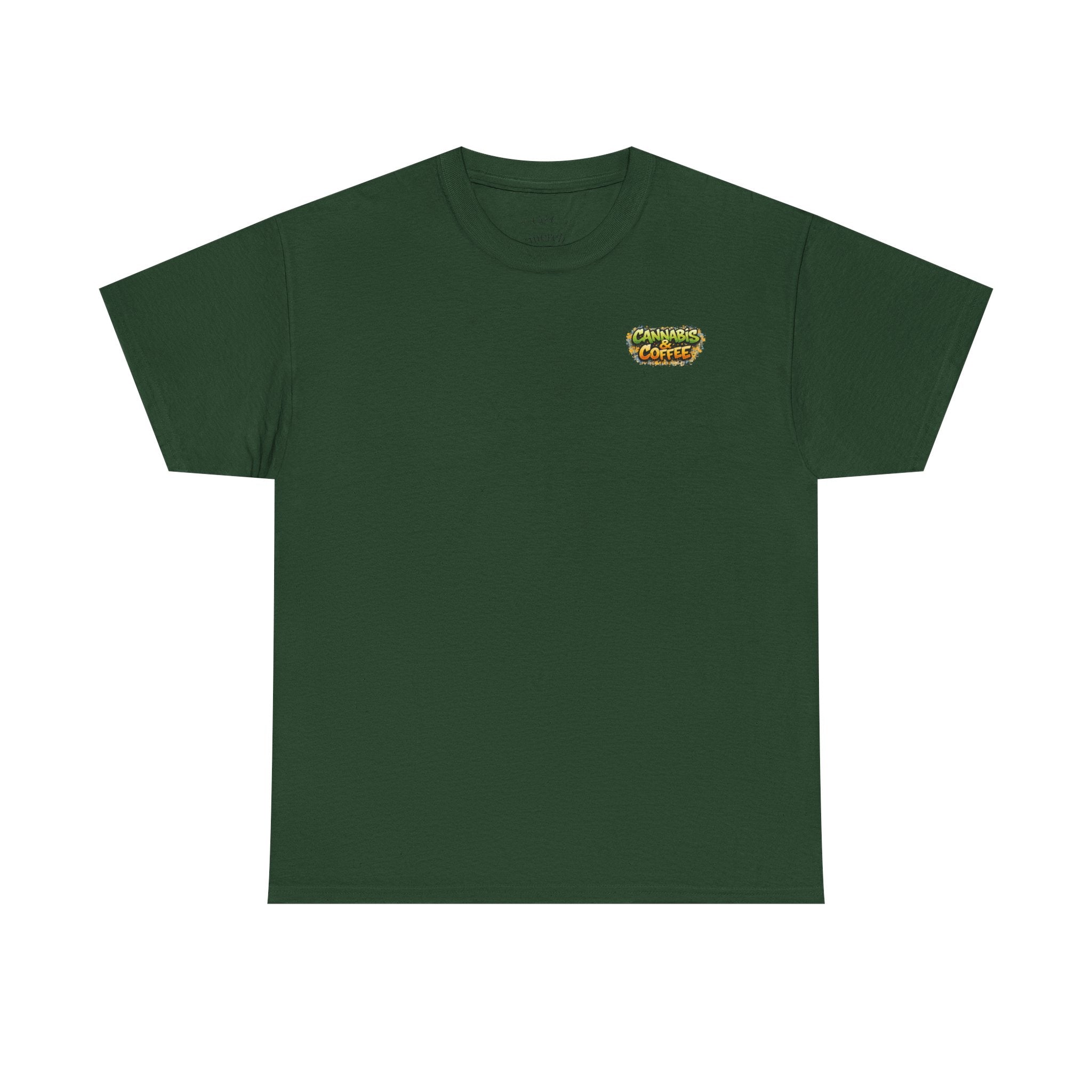Coffee Skull Tee — "Highly Caffeinated" Graphic Shirt for Coffee Lovers
