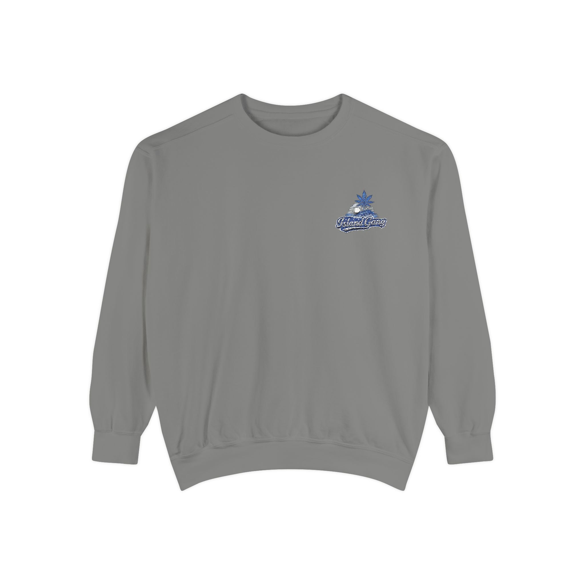 Coral Floral Motorcycle Sweatshirt — 'Ride Wild' Chest Graphic