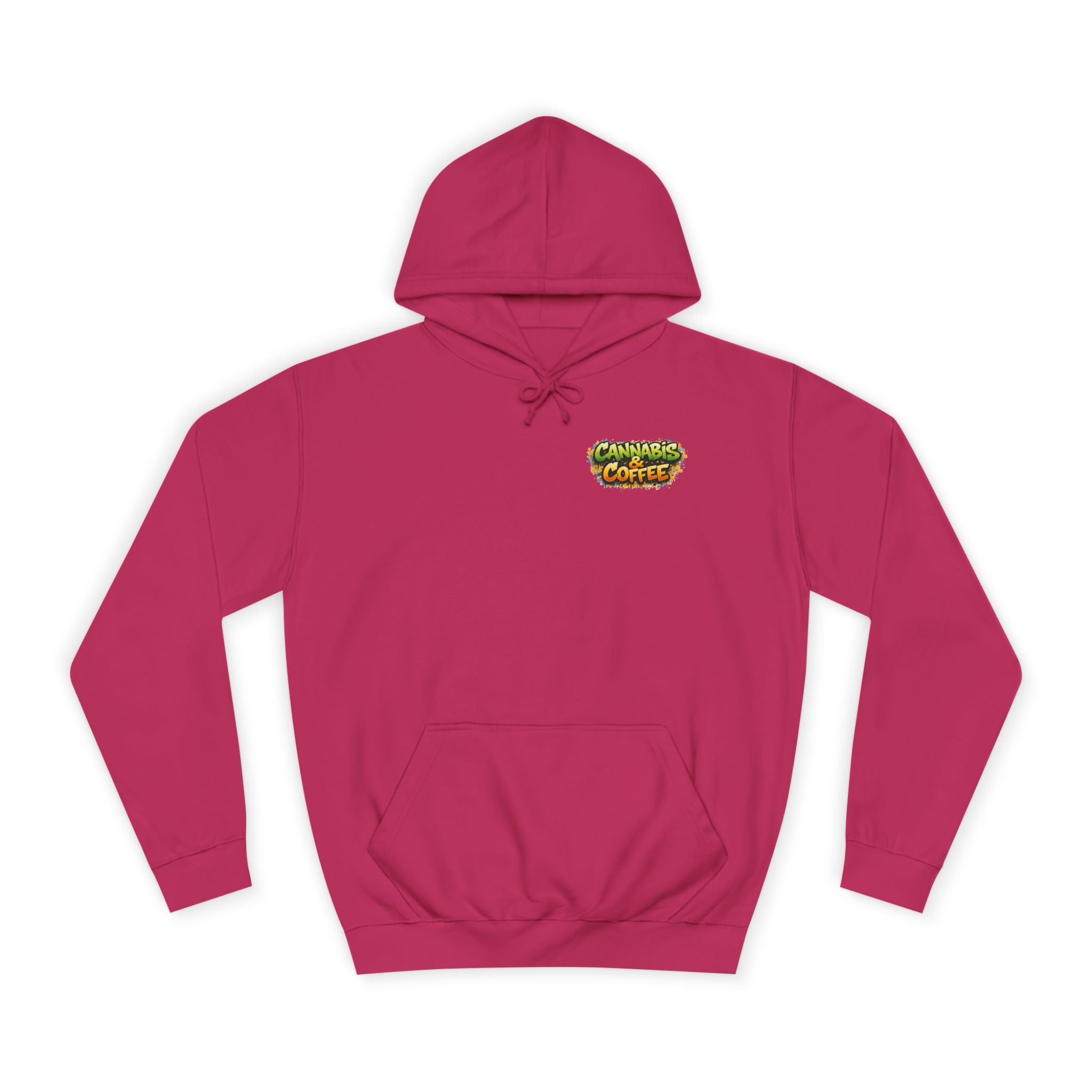 Highly Caffeinated Hoodie – Skull & Coffee Graphic College Pullover