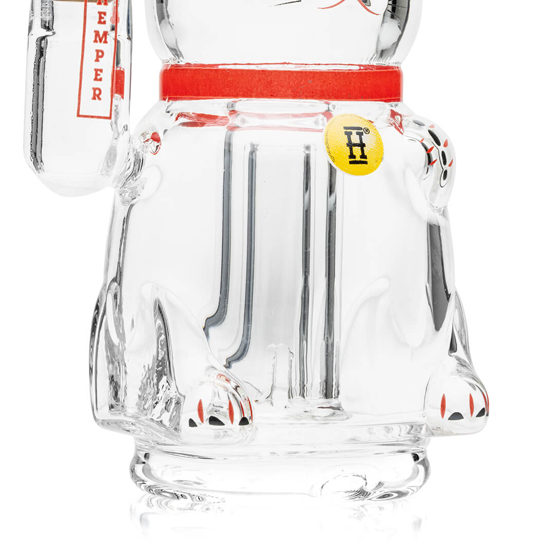 Hemper Lucky Money Cat Puffco Peak Glass Top
