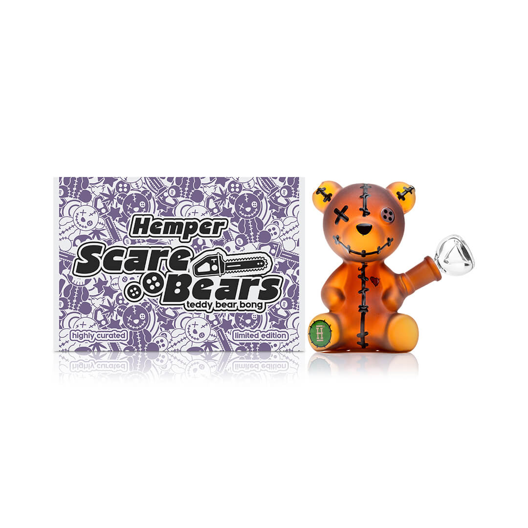 Hemper 6” Scare Bears Teddy Bear Bong