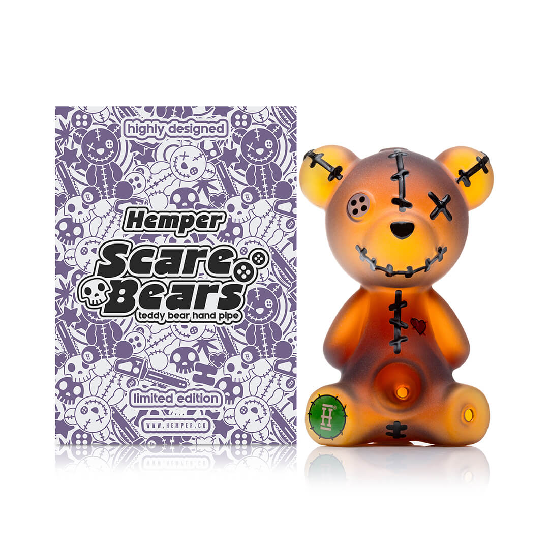 Hemper 4.5” Scare Bears Teddy Bear Hand Pipe