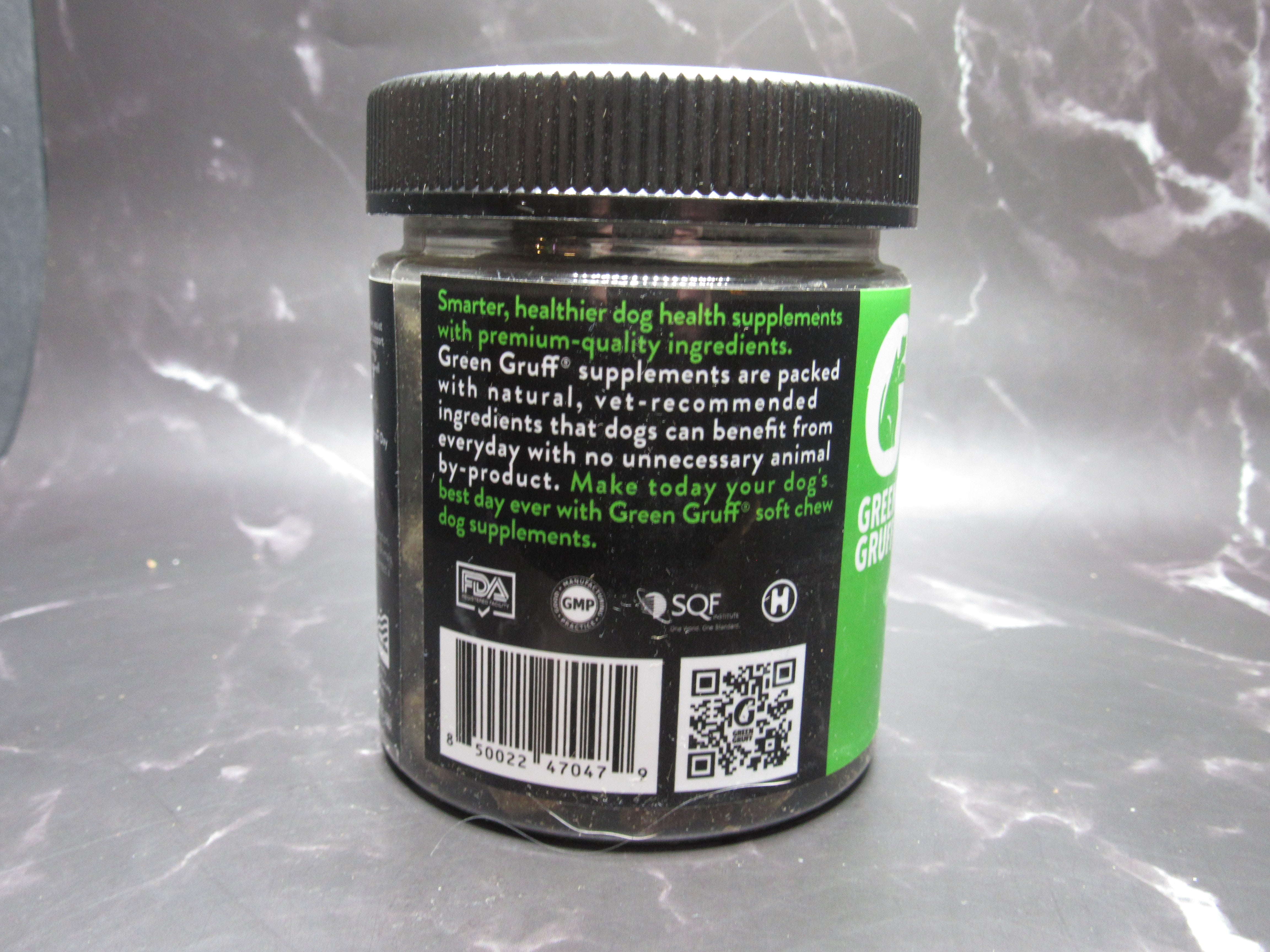 Green Gruff RELAX PLUS Calming Chews for Dogs – Coconut Pumpkin Flavor (90 Soft Chews)