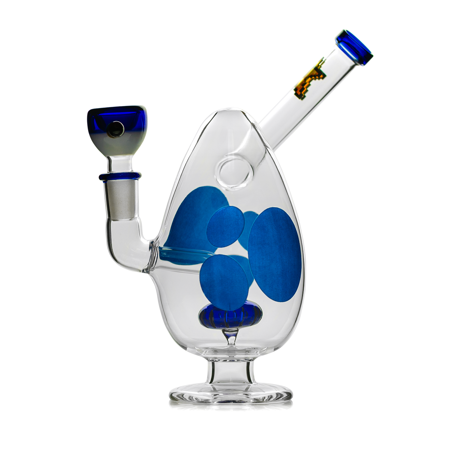 Hemper 7” Spotted Egg Mini Bong