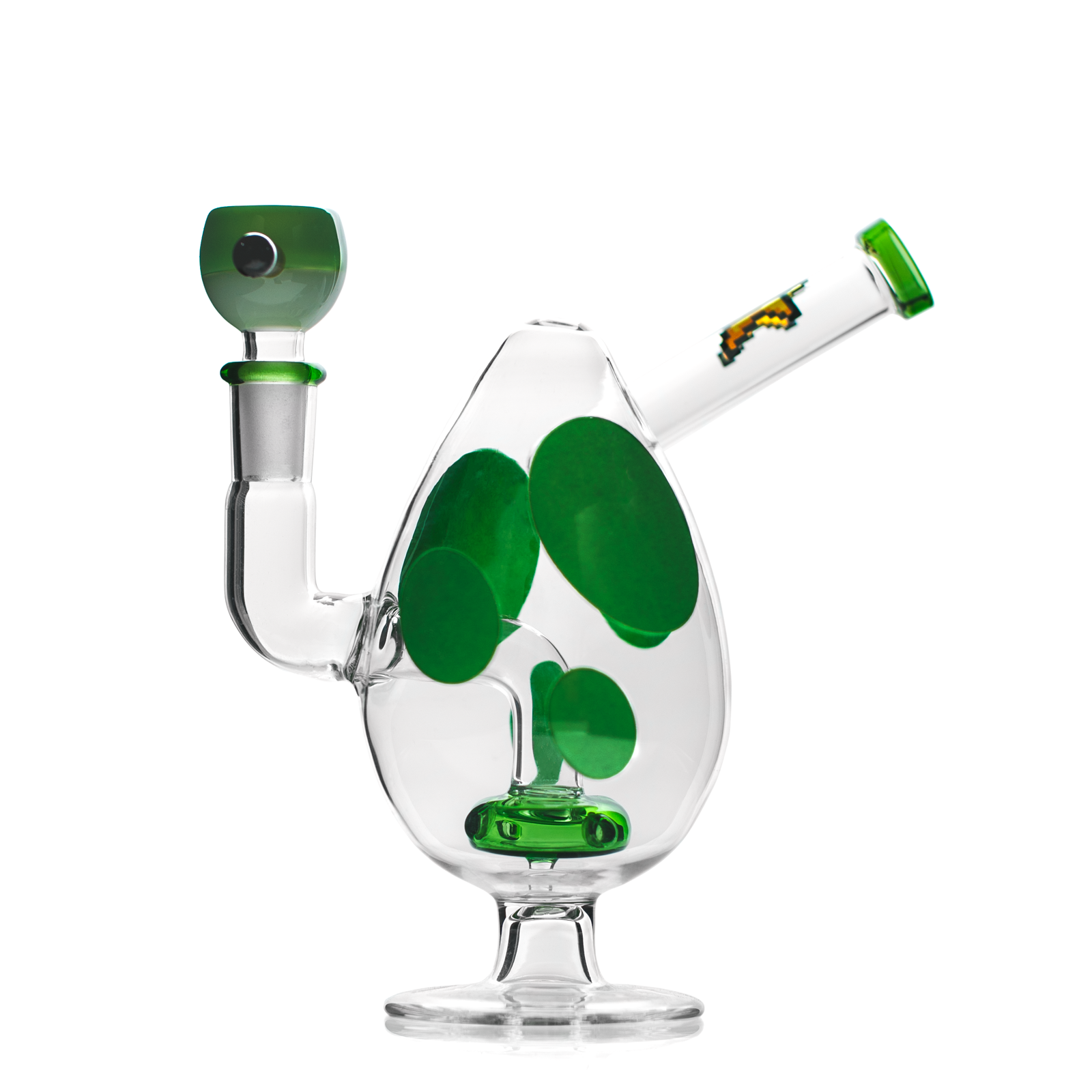 Hemper 7” Spotted Egg Mini Bong