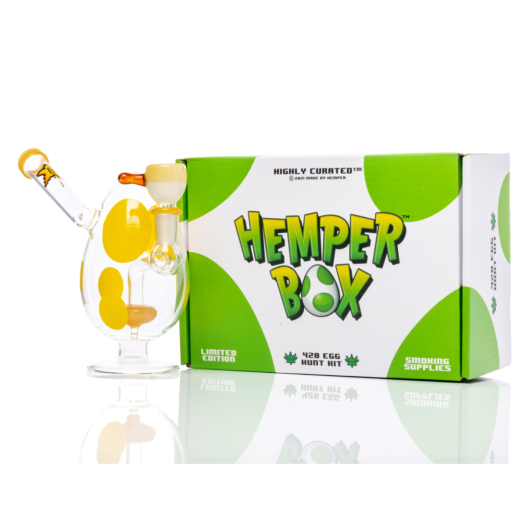 Hemper 7” Spotted Egg Mini Bong