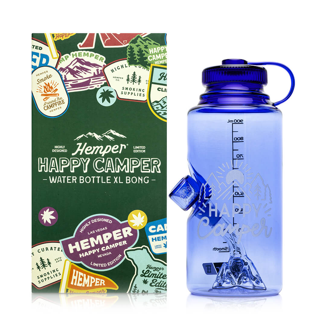 Hemper 9” Happy Camper Waterbottle Bong