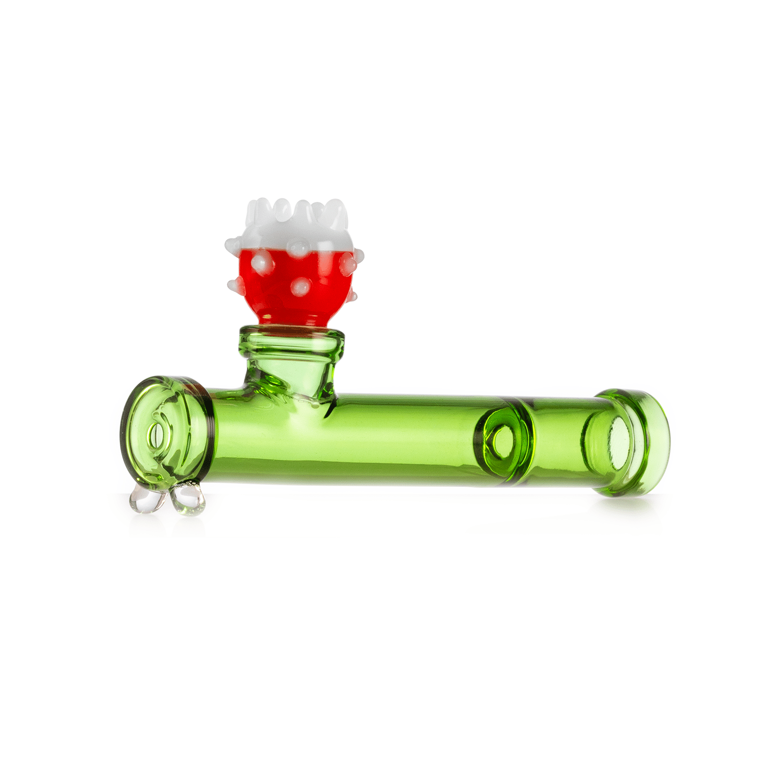 Hemper 5” Gaming Flower Piranha Glass Steamroller Pipe 🎮
