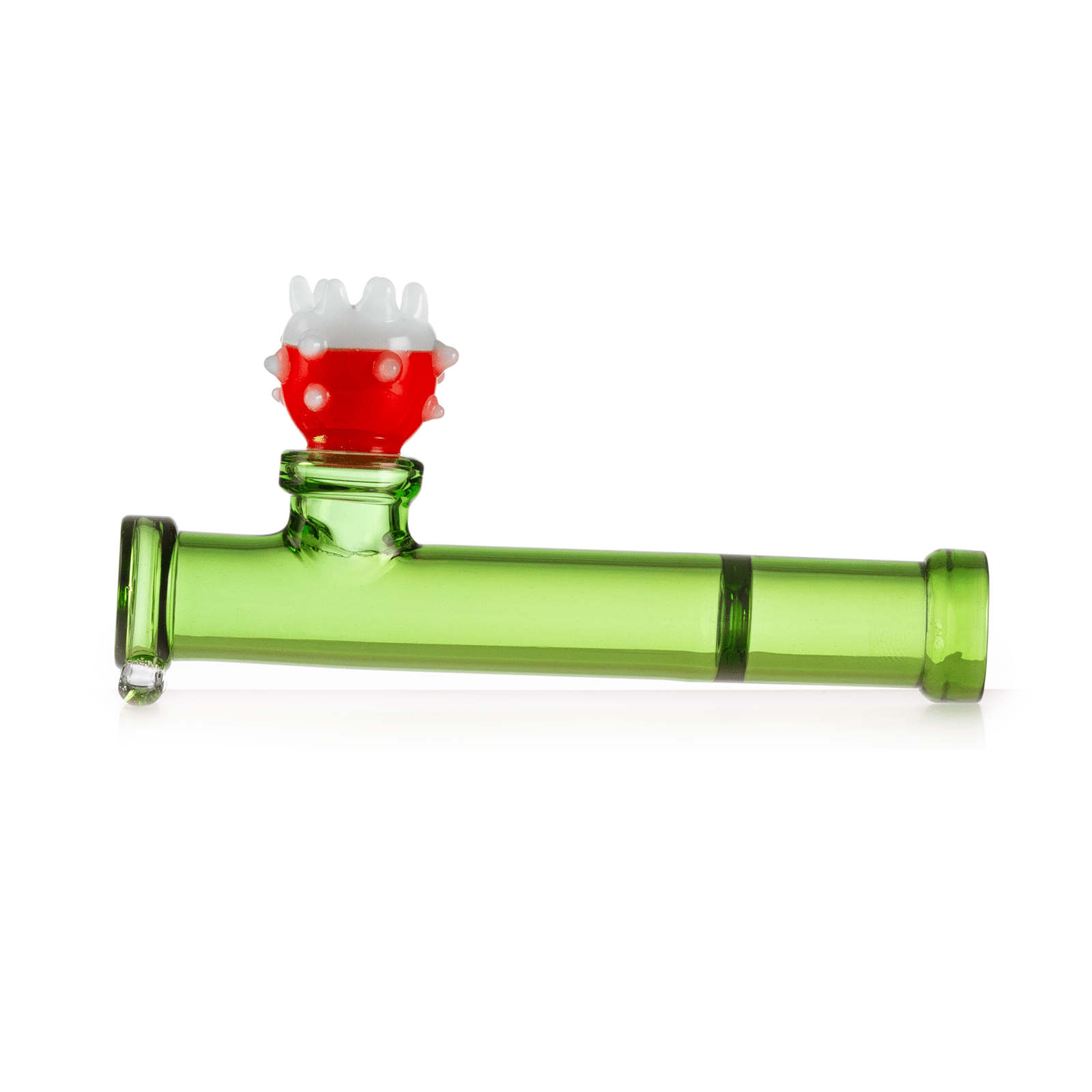 Hemper 5” Gaming Flower Piranha Glass Steamroller Pipe 🎮