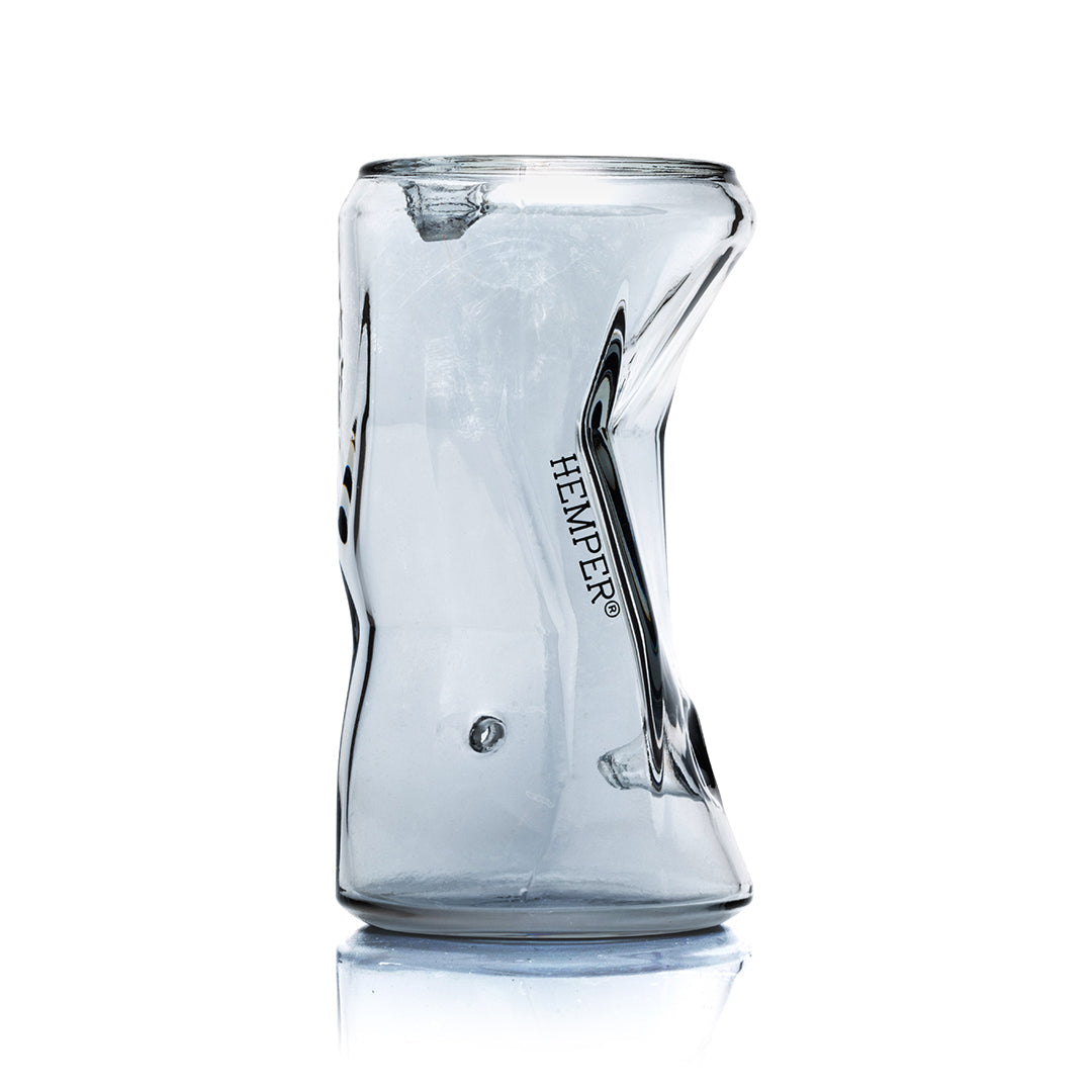 Hemper 4.6” Rager Crushed Can Glass Hand Pipe 🍻